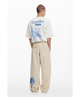 Desigual Men's Long palm tree pants
