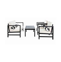 Montez 4 Pc Outdoor Set With Accent Pillows