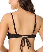 Salt + Cove Juniors' Ribbed Scoop-Neck Bralette Bikini, Exclusively at Macy's