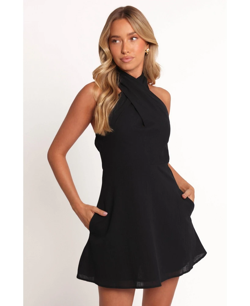 Petal and Pup Women's Betsy Halterneck Mini Dress