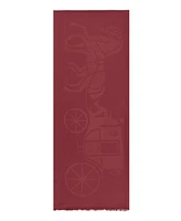 Coach Women's Jumbo Horse and Carriage Wrap