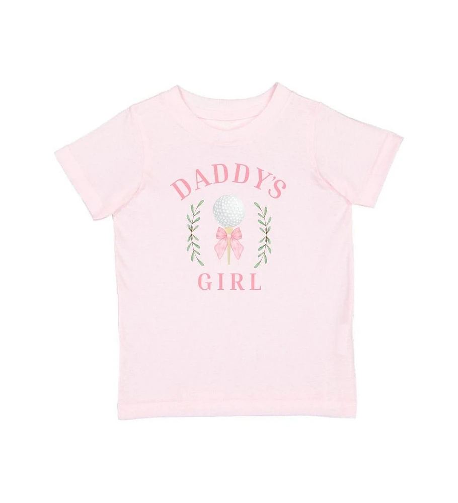 Sweet Wink Toddler Girls Daddy's Golf Short Sleeve T-Shirt