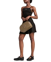 Puma Women's Ribbed Square-Neck Flared Mini Dress