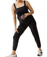 Ingrid + Isabel Maternity Ingrid + Isabel Basics Athleisure Jumpsuit Black Xs