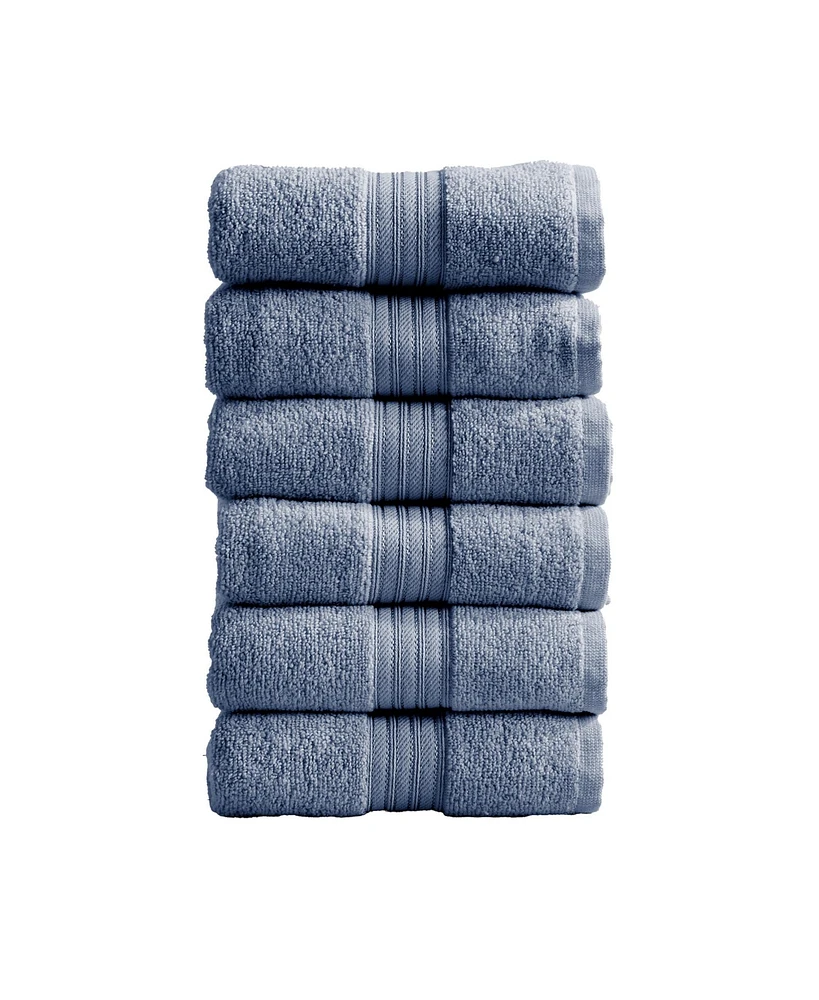 Linery & Co. Quick-Drying Cotton 6-Piece Hand Towel Set