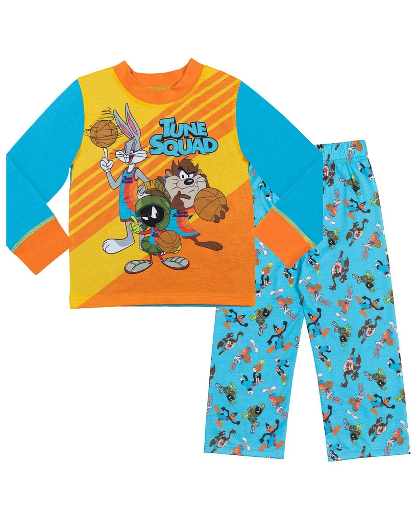Looney Tunes Space Jam Toddler Boys Pajama Shirt and Pants Sleep Set