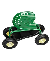 Garden Cart with Heavy Duty Tool Tray