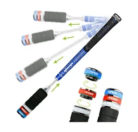 Wosofe Golf Swing Trainer Automatic Spring Retraction Anti-Slip Grip Speed Weight Configuration Accessories Aid Correction Strength Grip Sound Rhythm