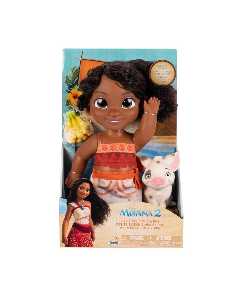 Moana 2 Little Sis Simea Pua Doll Set