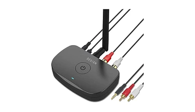 Be-rca Long Range Bluetooth Audio Adapter, HiFi Wireless Music Receiver, Bluetooth 5.0 Receiver for Wired Speakers or Home Music Streaming Stereo Syst