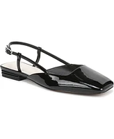 Franco Sarto Women's Tadella Square Toe Slingback Flats