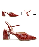 Alterre Women's Clay Croc Amal Customizable V Mules