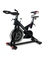 Master Gs Bladez Fitness Stationary Indoor Exercise Bike w/Led and Racing Design