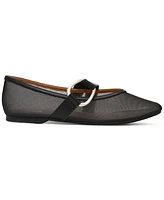 Dv Dolce Vita Women's Mirandah Buckle Mesh Mary Jane Flats