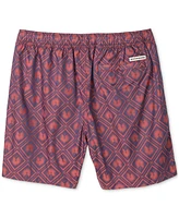 Scotch & Soda Men's Diamond-Pattern Swim Trunks