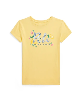 Polo Ralph Lauren Big Girls Logo Jersey T-Shirt