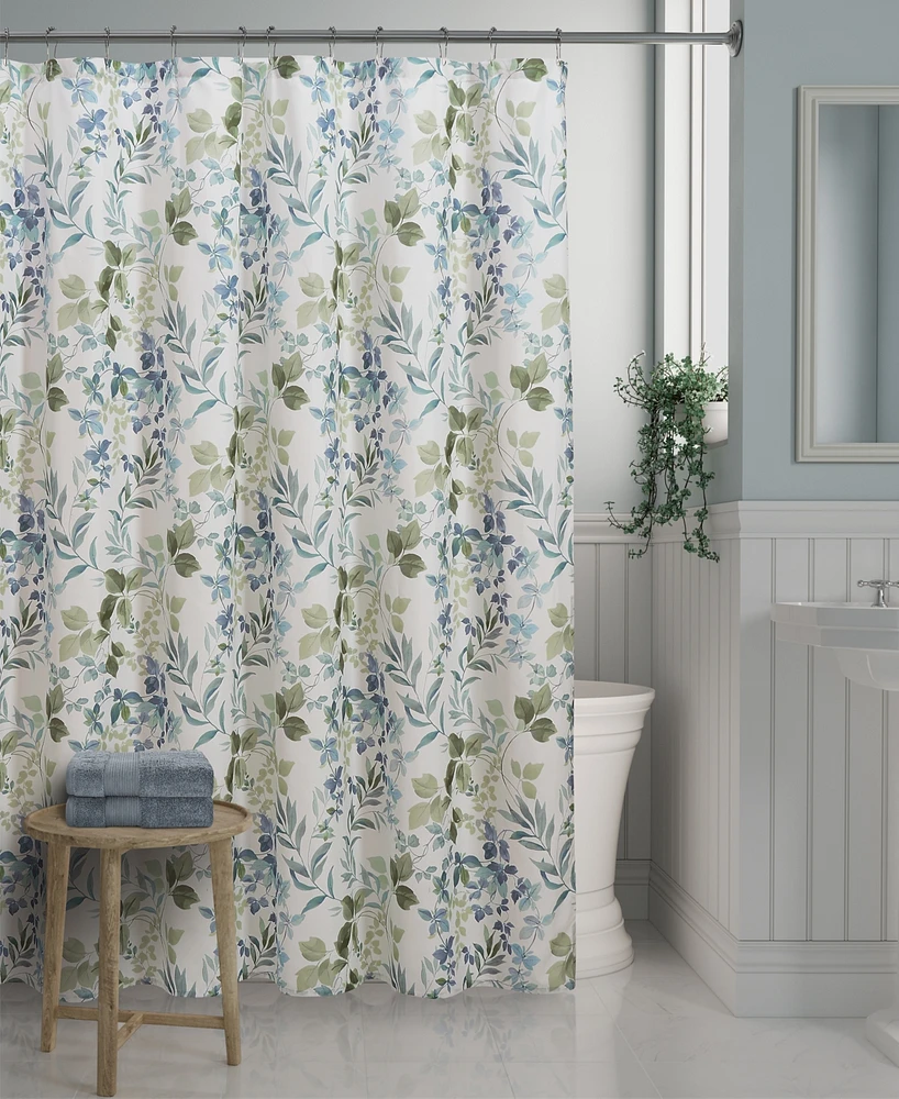Royal Court Evergreen Shower Curtain, 72" x 70"
