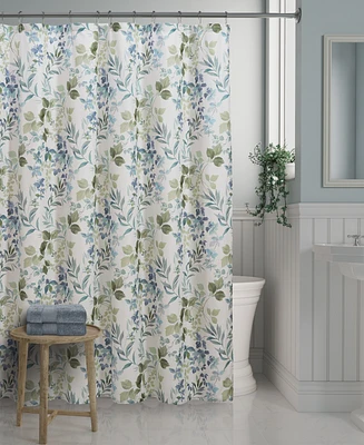 Royal Court Evergreen Shower Curtain, 72" x 70"