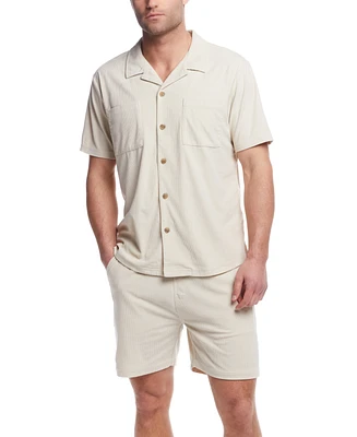 Weatherproof Vintage Men's Regular-Fit Button-Down Corduroy Camp Shirt