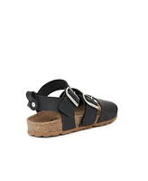 Triple Strap Flat Sandals