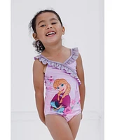 Frozen Toddler Girls Disney Elsa Anna One Piece Bathing Suit to