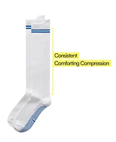 Joe & Bella Men's unisex extra-wide fit compression socks with grips