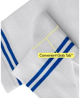 Joe & Bella Men's unisex extra-wide fit compression socks with grips