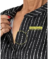 Joe & Bella Women's s Magnetic-Button Blouse