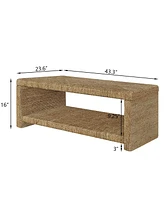 Gallerie Decor Bristol Rectangular Coffee Table