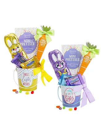 Alder Creek Gift Baskets Easter Spring Gift Pail, 2 Pack