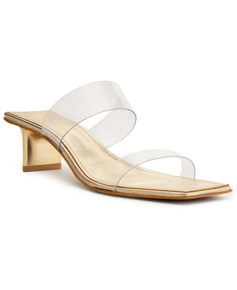Schutz Women's Ariella Tab Square Toe Dress Sandals