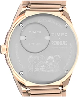 Timex Women's Quartz Analog Rose Gold-Tone Stainless Steel Watch, 36mm