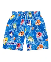 Baby Shark Little Boys Pinkfong Shark Swim Trunks Bathing Suit