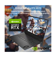 Hp Omen 16.1" Gaming Traditional Laptop Intel Core i9 14900HX 16GB Ram Nvidia GeForce Rtx 4070 512GB Ssd Storage Windows 11 Home Fhd 165Hz - Black