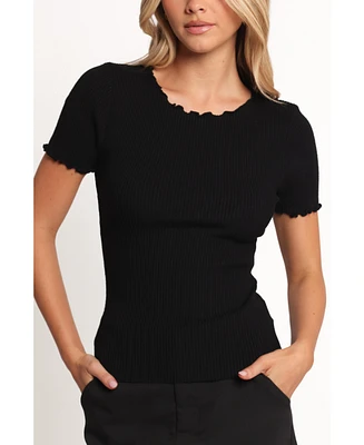 Petal and Pup Women's Kya Short Sleeve Knit Top