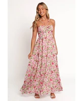 Petal and Pup Women's Cascade Halterneck Maxi Dress