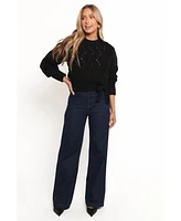 Petal and Pup Women's Birdie Tie Side Knit Sweater