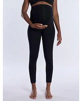 Motherhood Maternity Plus Size Essential Stretch Secret Fit Over the Belly Leggings