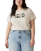 Levi's Plus Cotton Graphic Print Logo T-Shirt