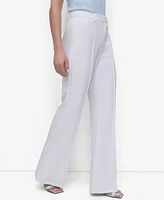 Dkny Petite Mid Rise Flare-Leg Pants
