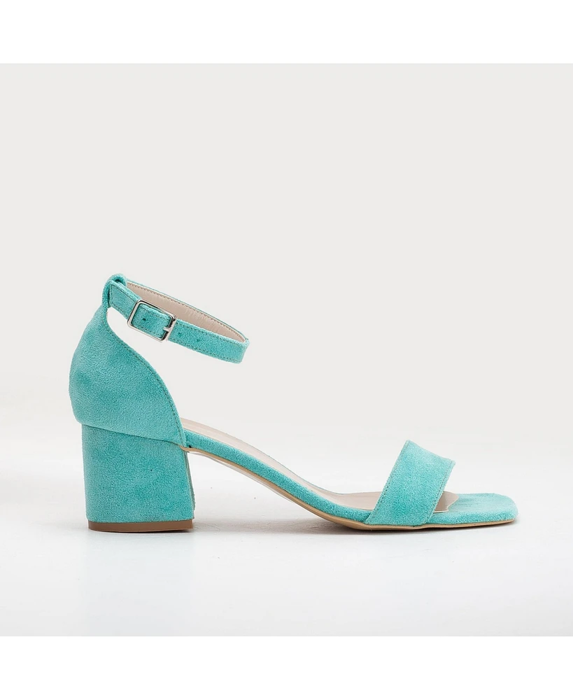 Iva Low Block Heel Sandals
