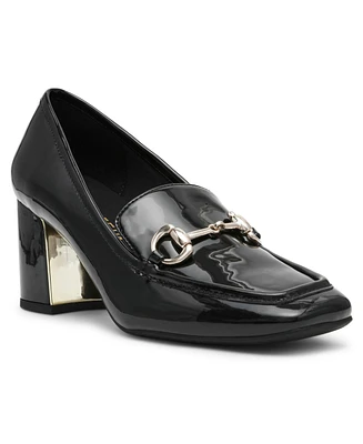 Anne Klein Women's Tobi Block Heel Tailored Pumps