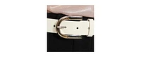 Steve Madden Lizard Polyurethane Buckle Belt