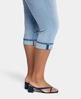 Nydj Plus Marilyn Crop Cuff Denim Jeans