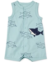 Carter's Baby Boys Snap-Up Cotton Romper