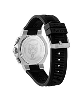 Plein Sport Men's Titan Chronograph Date Quartz Silicone Strap Watch