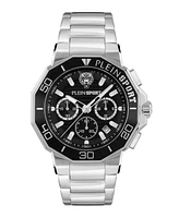 Plein Sport Men's Titan Chronograph Date Quartz Stainless Steel Bracelet Watch, 46mm