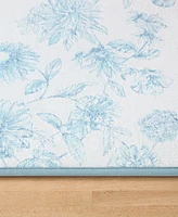 Fiesta Botanical Floral Dish Drying Mat, 16" x 22"