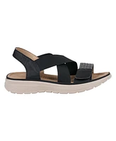 Gc Shoes Women's Ariel Elastic Comfort Flat Sandals
