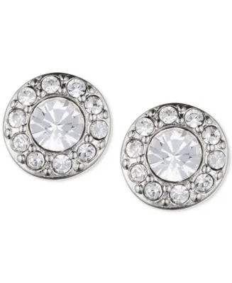 Givenchy Small Crystal Pave Stud Earrings